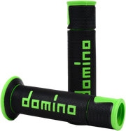 A450 Road Racing Grips Black/Green Pair
