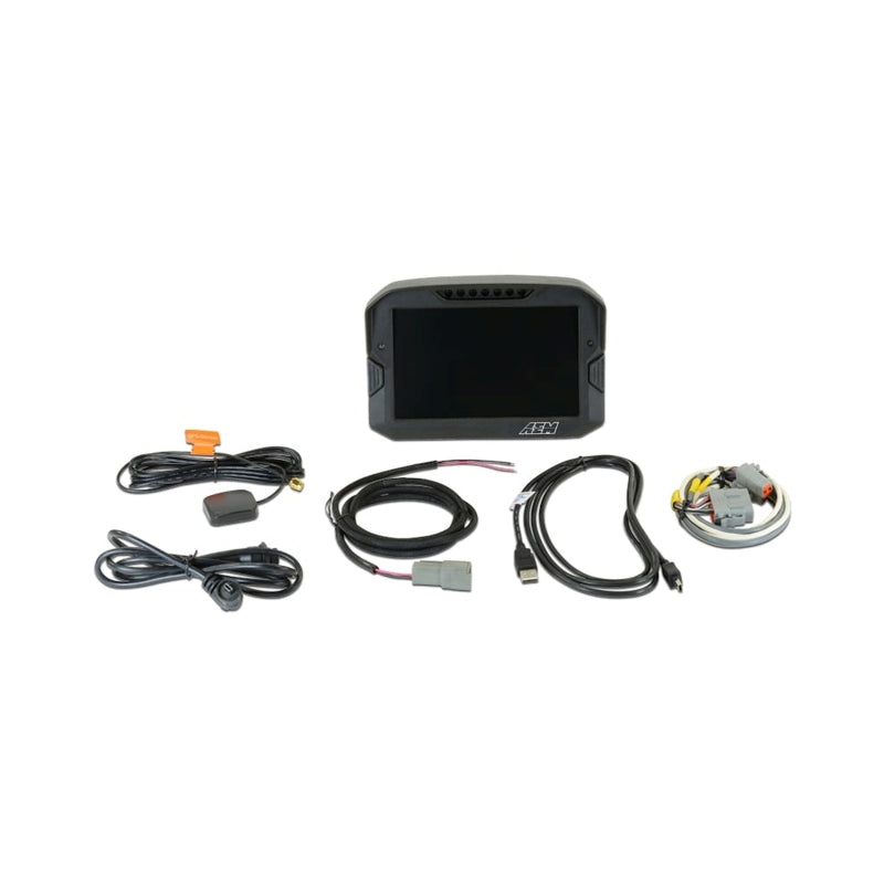 AEM 30-5703 AEM CD-7 Logging GPS Enabled Race Dash Carbon Fiber Digital Display w/o VDM (CAN Input Only)