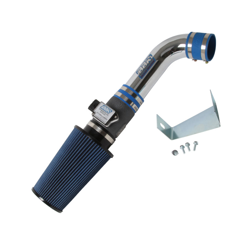 BBK 1556 BBK 86-93 Mustang 5.0 Cold Air Intake Kit - Standard Style - Chrome Finish
