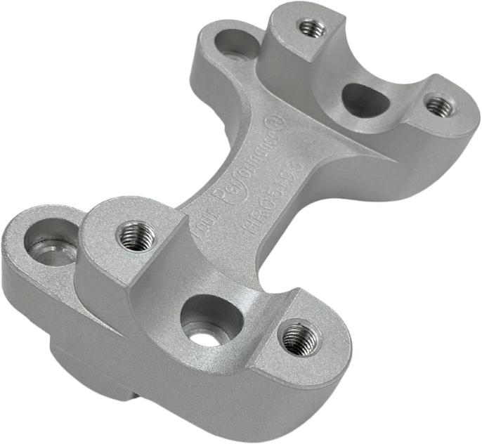 Helibars Risers HR05193-SP - Silver Handlebar Tour