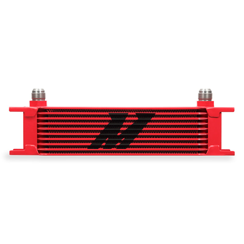 Mishimoto MMOC-10RD Mishimoto Universal 10 Row Oil Cooler - Red