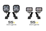 Diode Dynamics 16-21 Toyota Tacoma Pro SS3 LED Ditch Light Kit - White Combo - DD6374