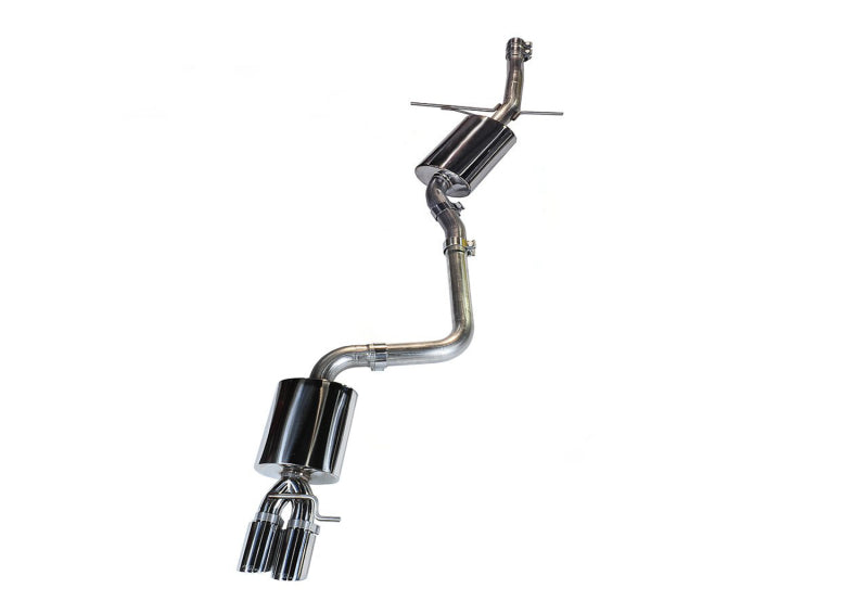 AWE Tuning 3015-23010 AWE Tuning Audi B8 A4 Touring Edition Exhaust - Single Side Diamond Black Tips