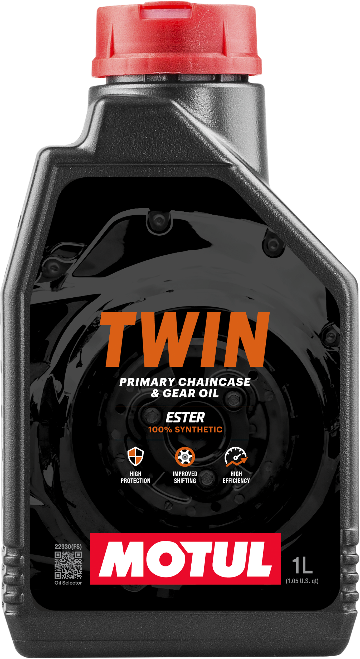 Motul Twin Gear Oil Chemicals 114634 - OIL100 Syn 75W90 1QT 12 Case