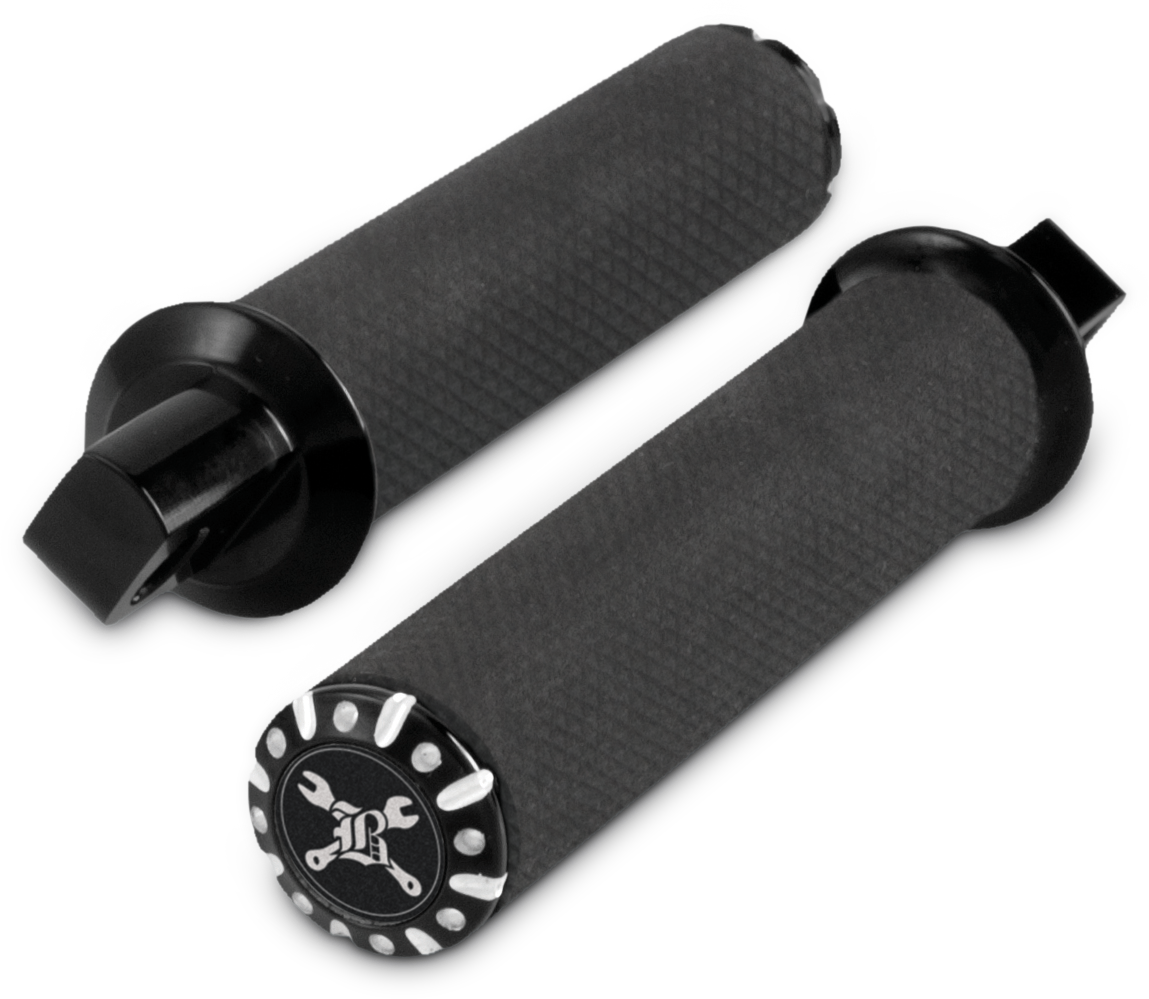 Burly Brand Hawk Footpegs Foot Controls B13-1123BM - Footpeg Set Billet Universal
