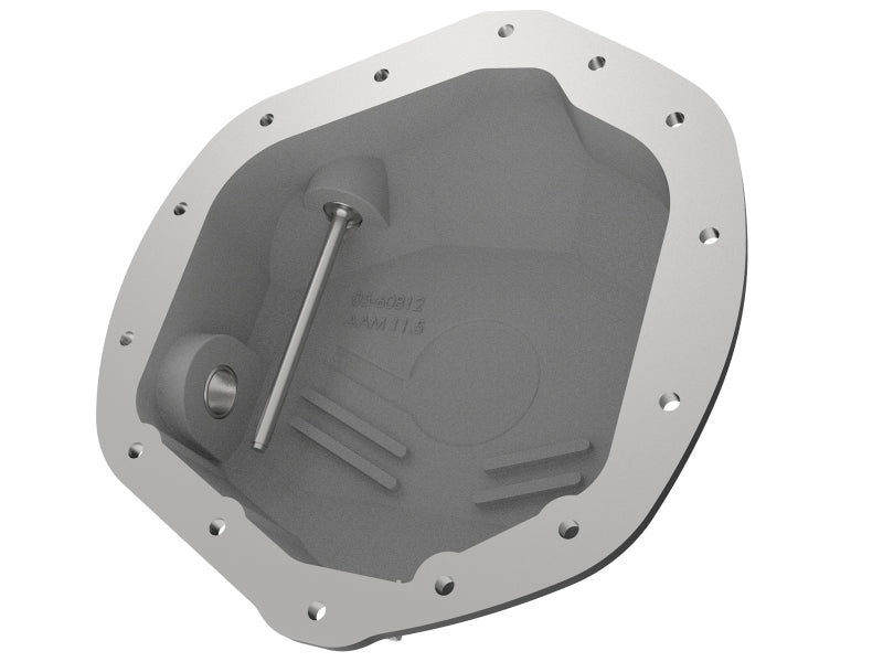 aFe 46-70392 aFe Power Pro Series Rear Differential Cover Black w/ Machined Fins 14-18 Dodge Trucks 2500/3500