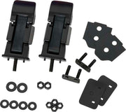 Kentrol 50489 Kentrol 97-06 Jeep Wrangler TJ Hood Catch Pair - Powdercoat Black