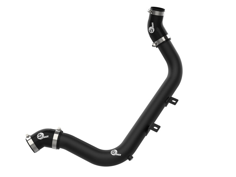 aFe 46-20638-B aFe BladeRunner 2-1/4 IN Aluminum Hot Charge Pipe Black 17-20 Hyundai Elantra GT L4-1.6L (t)