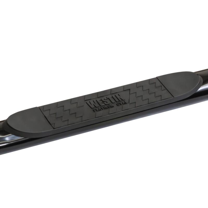 Westin 21-3825 Westin 2014-2018 Chevy Silverado 1500 Crew Cab (Body Mount) Platinum 4 Oval Nerf Step Bars - Black
