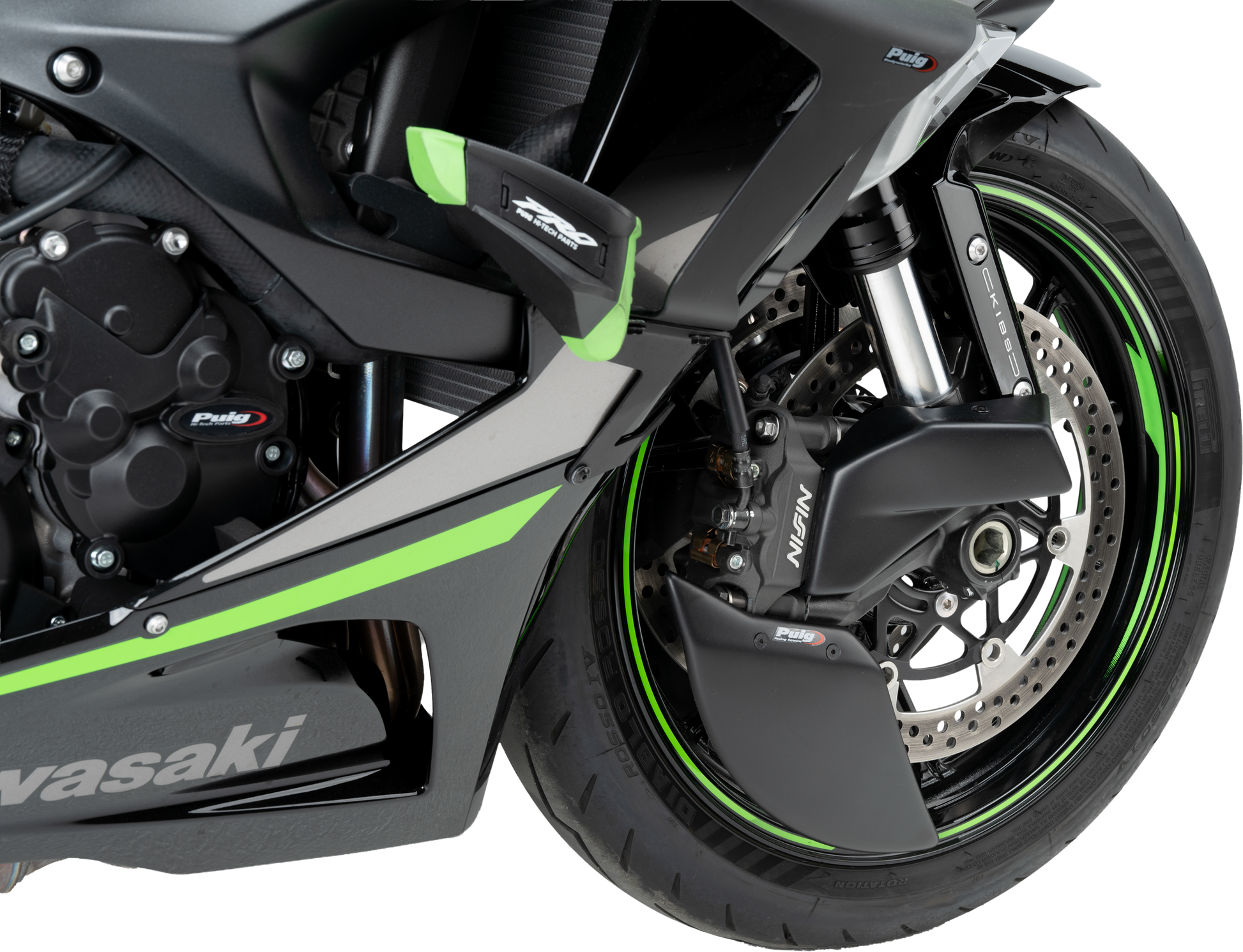 Puig Brake Cooler 22076J - Matte Black 2.0