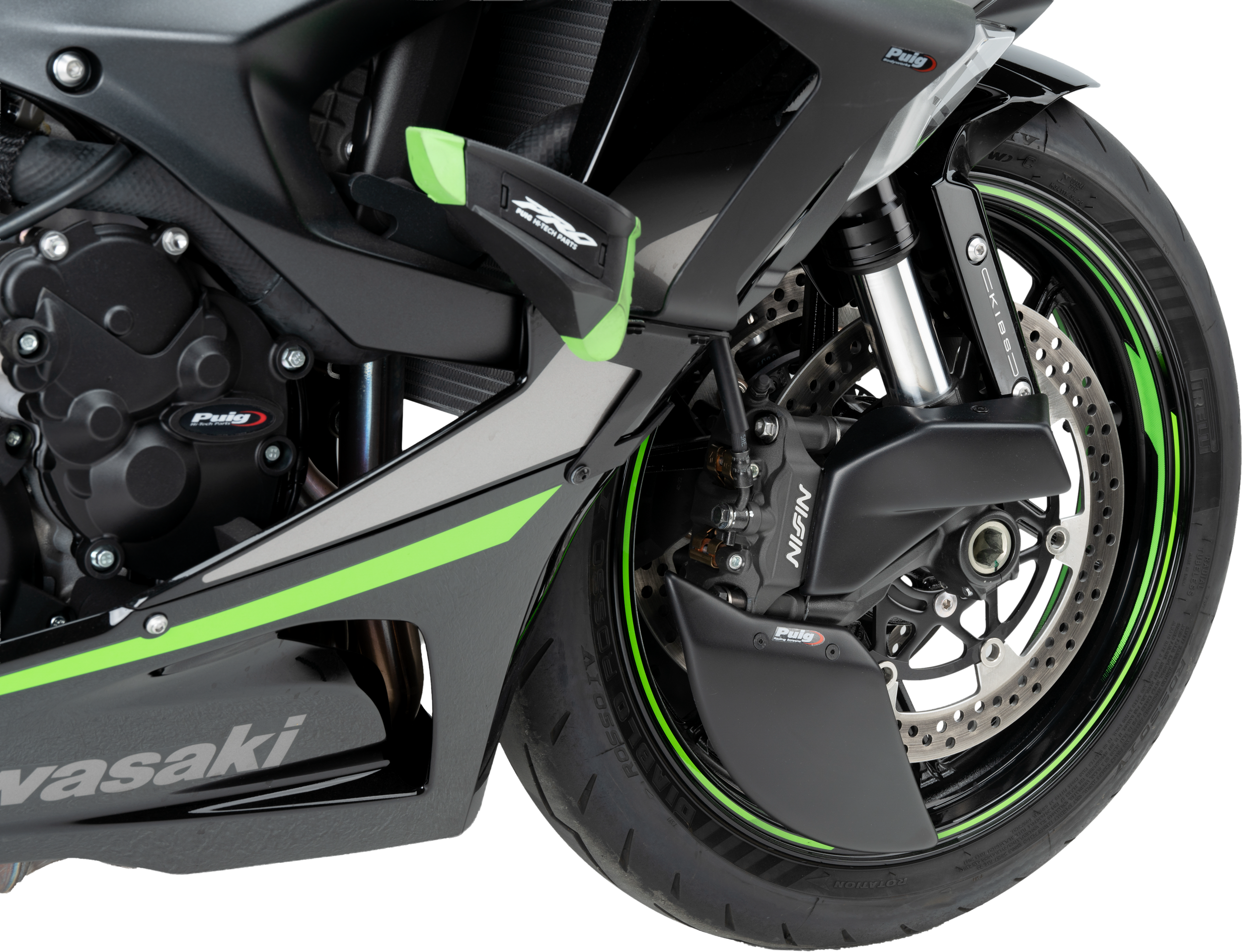 Puig Brake Cooler 22076J - Matte Black 2.0