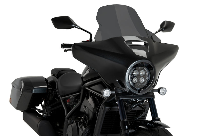 Windscreen Touring High Road Dark Smoke Hon