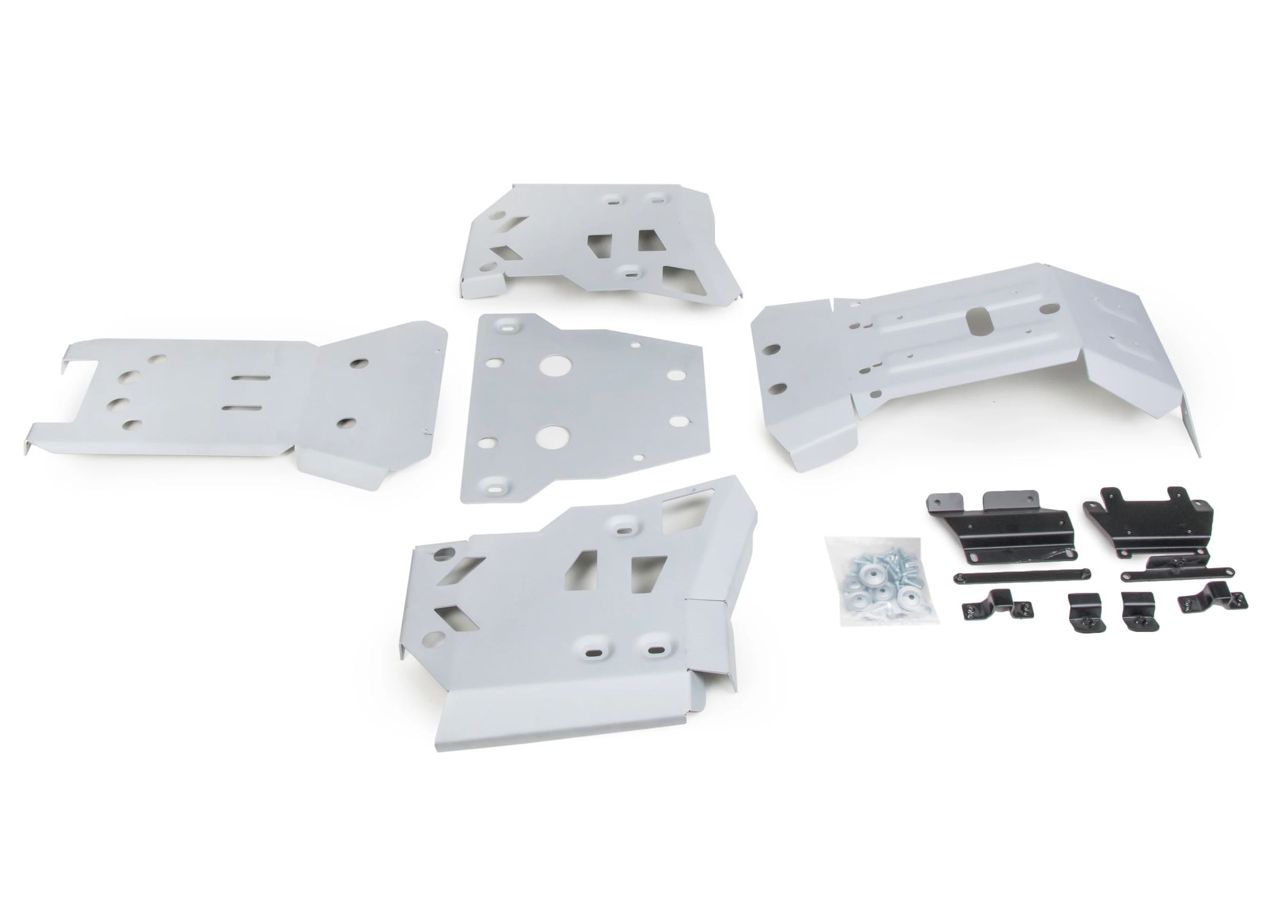 Rival Powersports USA Alloy Skid Plates Guards/Braces 2444.8124.1 - Central Plate Cfm