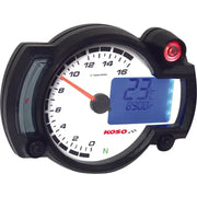 BA015000 Rx 2nr 16 000 Rpm Guage White Panel - GP Style Multi-Function Gauge