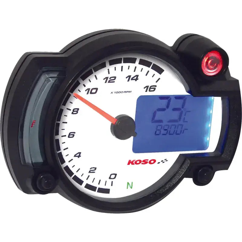 BA015000 Rx 2nr 16 000 Rpm Guage White Panel - GP Style Multi-Function Gauge