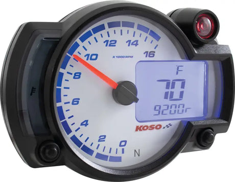 BA015000 Rx 2nr 16 000 Rpm Guage White Panel - GP Style Multi-Function Gauge