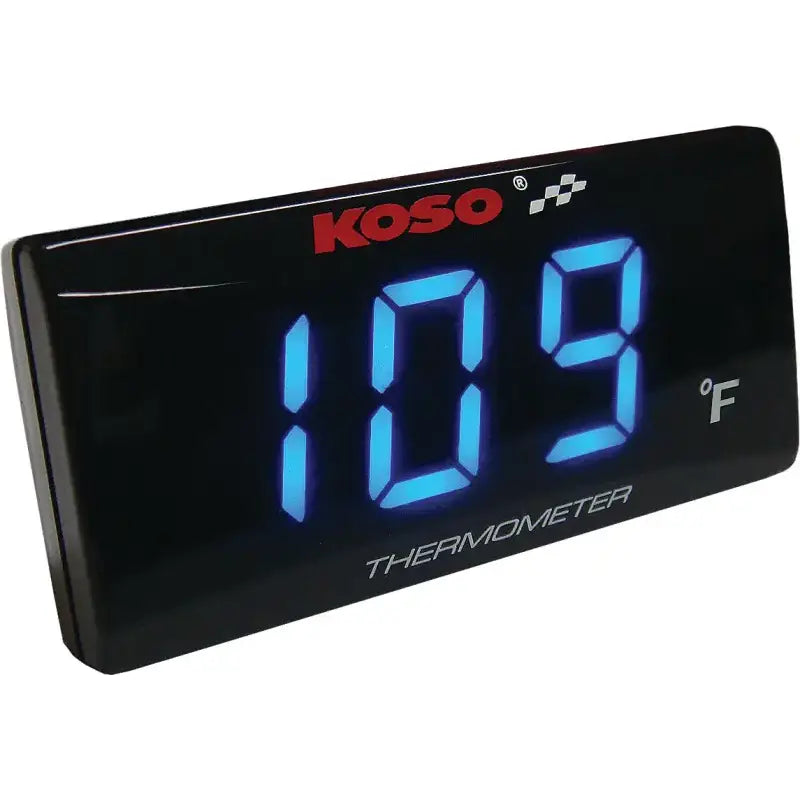 BA024B11 Super Slim Temperature Gauge Blue Display - Water