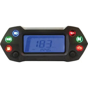 Ba027002 Db 01r lcd speedometer with illuminated indicator lights on motorcycle display