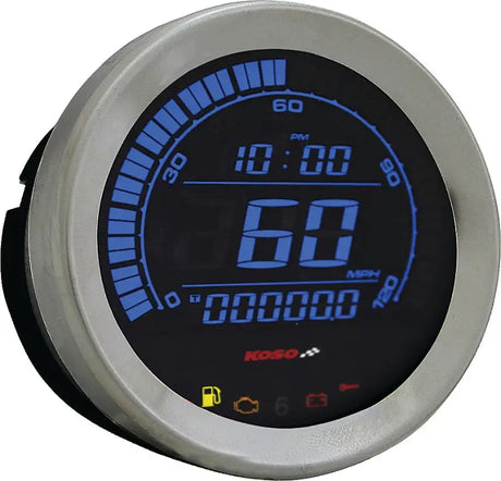 BA050901 Digital Gauge Cluster Silver Bezel 04 13 Flht And Fltr - Harley