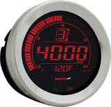 BA050905 Hd 02 Series Gauge Kit Silver Bezel Oil Temp - Digital Harley Cluster