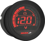 BA050907 Hd 02 Series Gauge Kit Black Bezel Oil Temp - Digital Harley Cluster