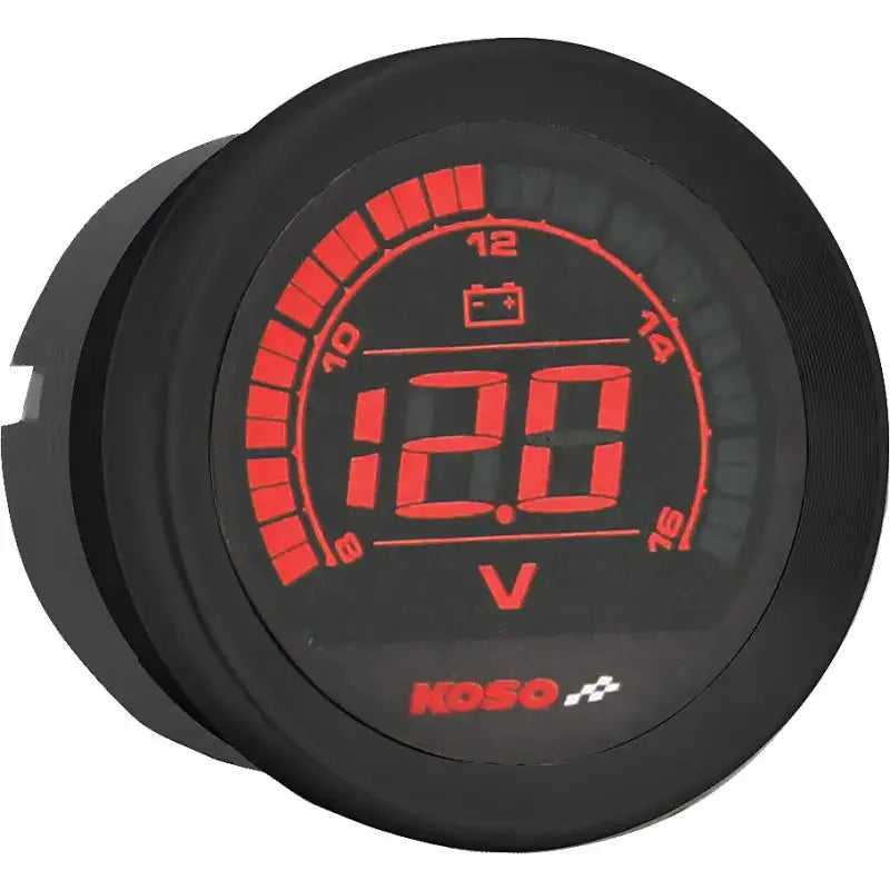 BA050907 Hd 02 Series Gauge Kit Black Bezel Oil Temp - Digital Harley Cluster