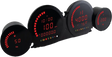 BA064921 Koso 4 Piece Red Led Gauges `14-22 Flht Flhx Fltr - RV and Auto Parts