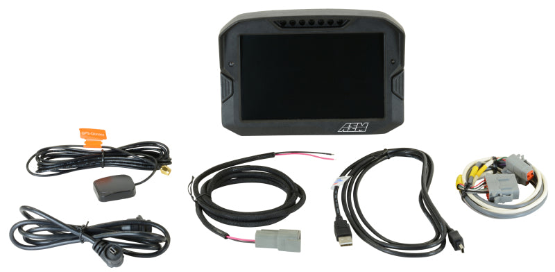 AEM 30-5703 AEM CD-7 Logging GPS Enabled Race Dash Carbon Fiber Digital Display w/o VDM (CAN Input Only)