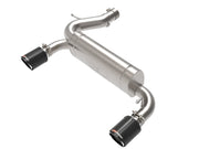 aFe 49-33137-C aFe Vulcan 3in 304 SS Axle-Back Exhaust 2021 Ford Bronco L4-2.3L (t)/V6-2.7L (tt) w/ Carbon Tips
