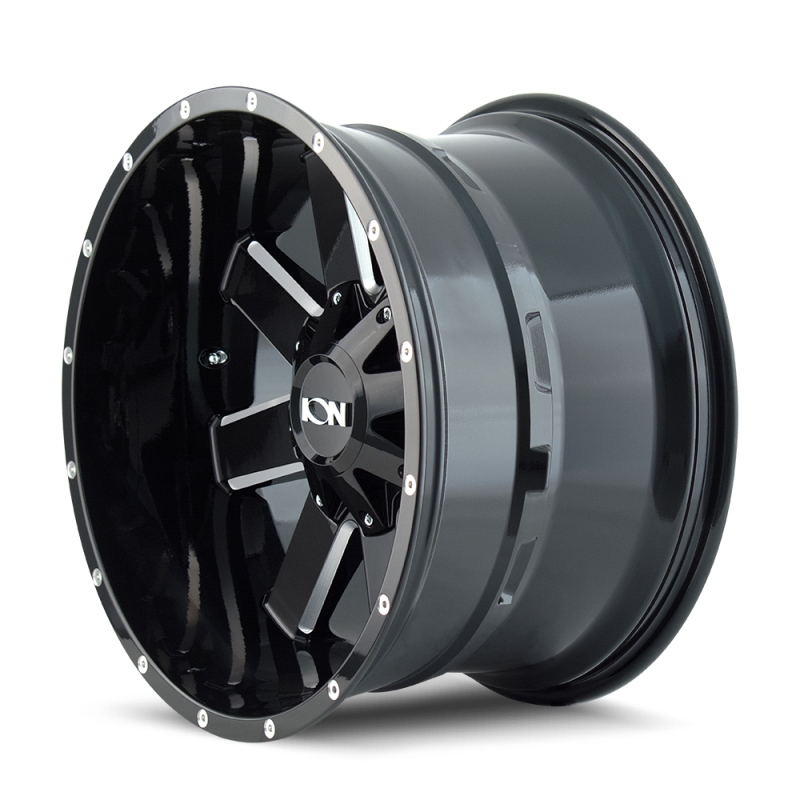 ION Wheels 141-2137M ION Type 141 20x10 / 6x135 BP / -19mm Offset / 106mm Hub Gloss Black Milled Wheel