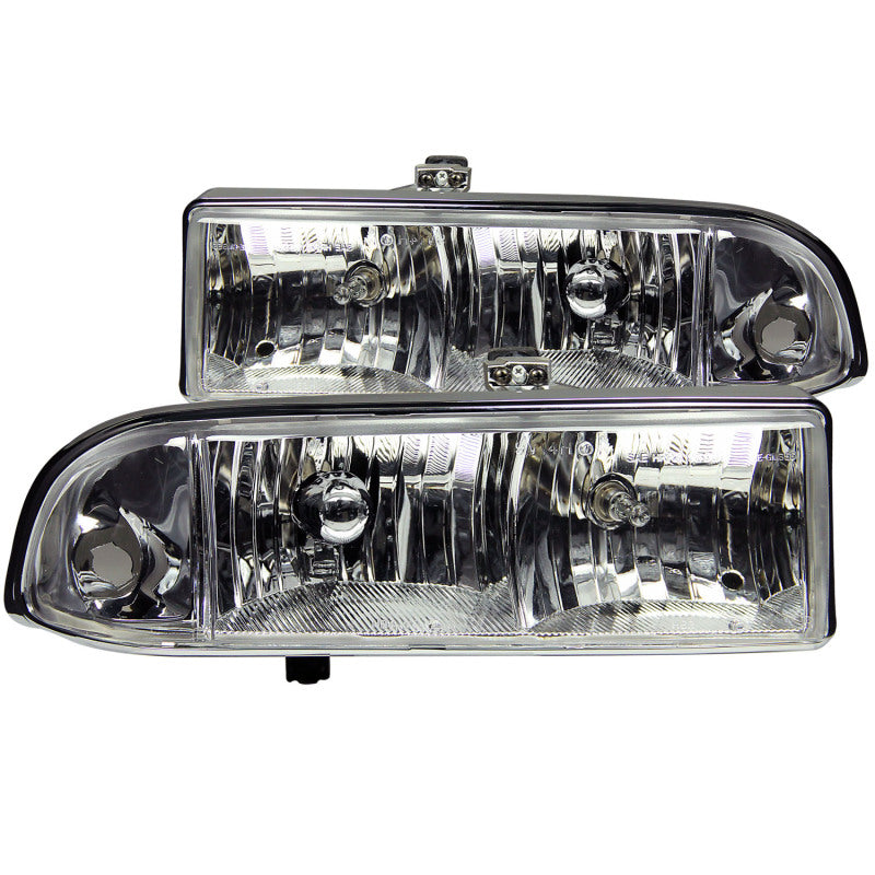 ANZO 111014 ANZO 1998-2005 Chevrolet S-10 Crystal Headlights Chrome
