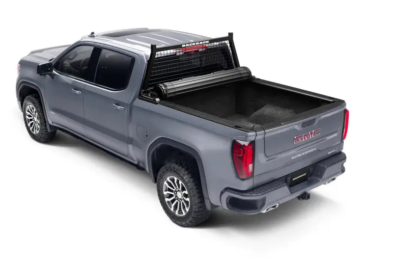 Gray pickup truck with backrack safety rack and bed rack for Colorado, Canyon, Ranger