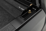 Black metal truck bed rack bracket for BackRack Safety Rack on Colorado, Canyon, Ranger