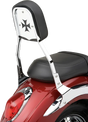 Backrest Insert Cross Chrome Fits Std - COBRA