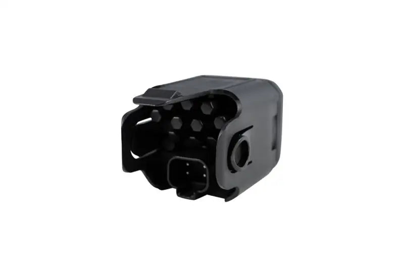 Backup Light 2 Inch Receiver Hitch Mount; Single; Clear Reverse Light/ Red Running Fourth Break Light; Black Aluminum