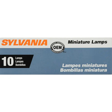 Sylvania backup light bulb packaging for Backup Light Bulb 921 halogen mini bulbs