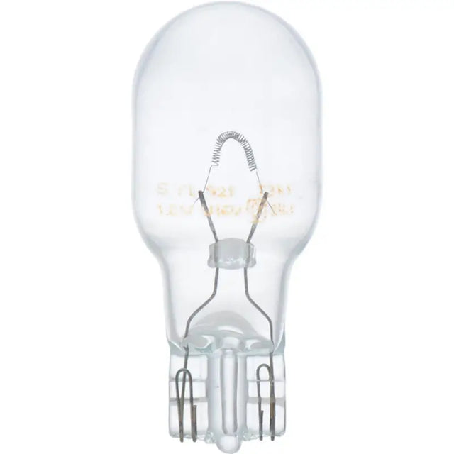 Clear glass incandescent backup light bulb for backup lights and home lighting needs