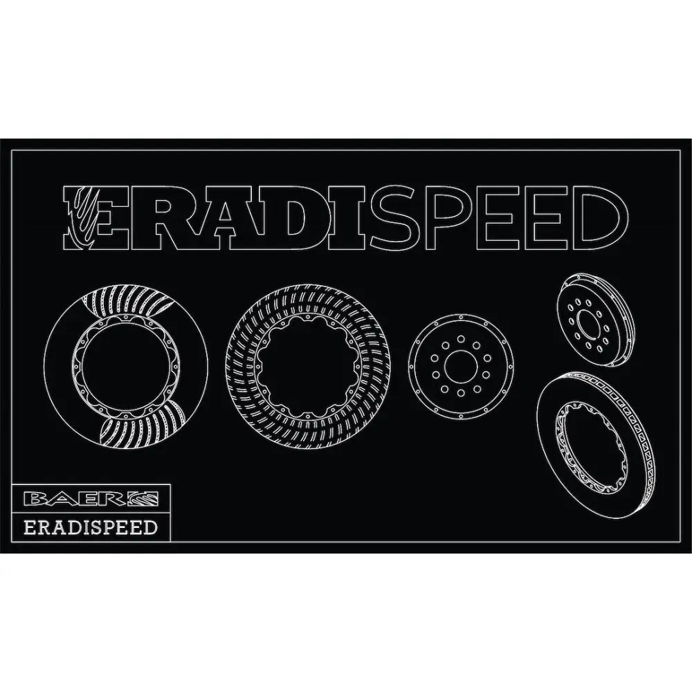 Baer Brakes Provides Enhanced Visual Appearance Brake Rotor 2301070 - Eradispeed Frt 20-24 Corvette Z51