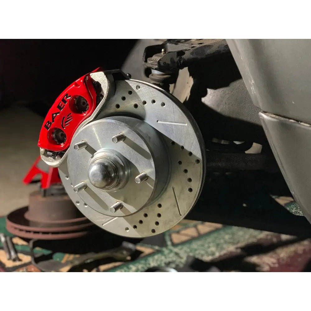 Baer Brakes Stainless Braided Brake Hoses Brake Conversion Kit 4261561R - Front Classic