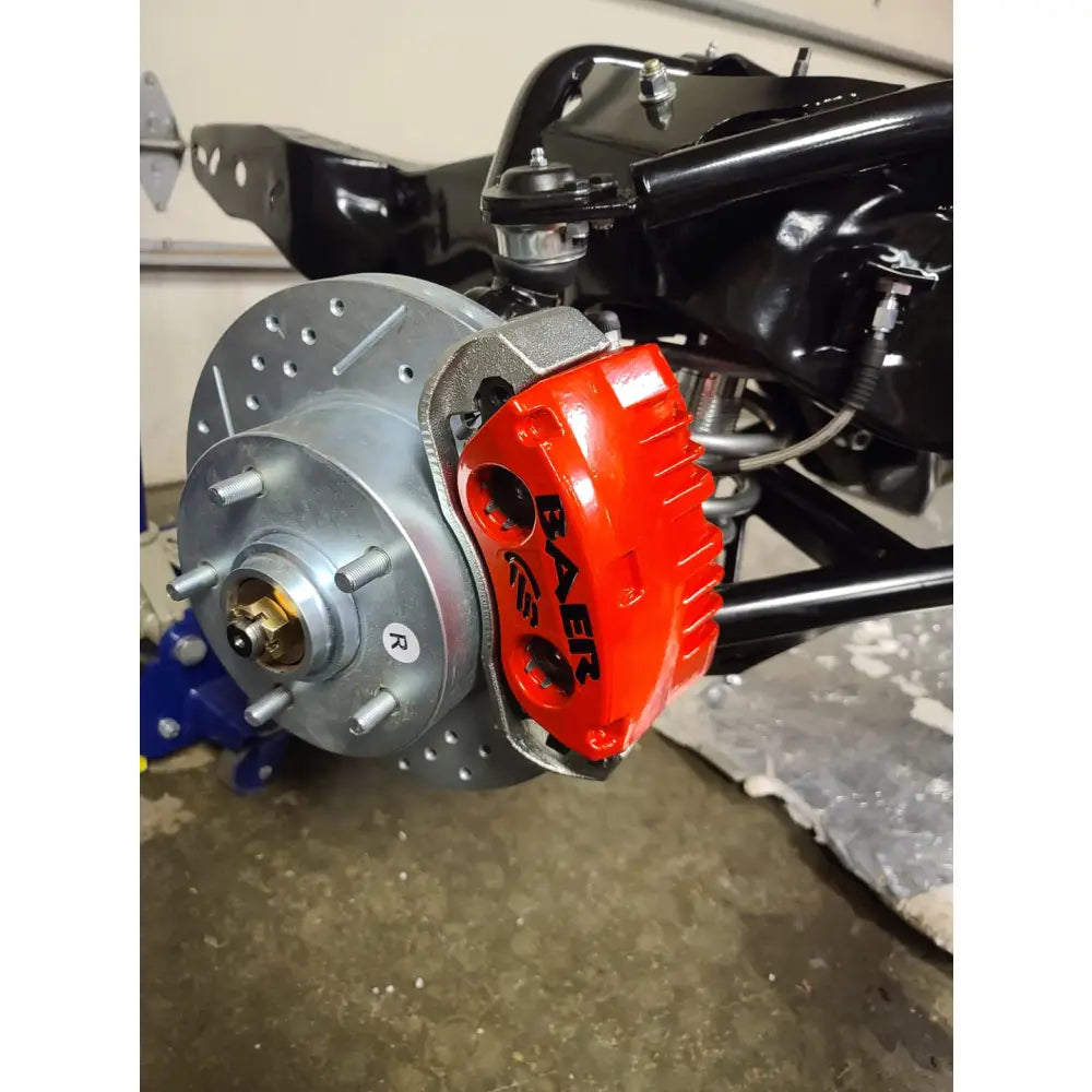 Baer Brakes Stainless Braided Brake Hoses Brake Conversion Kit 4261561R - Front Classic