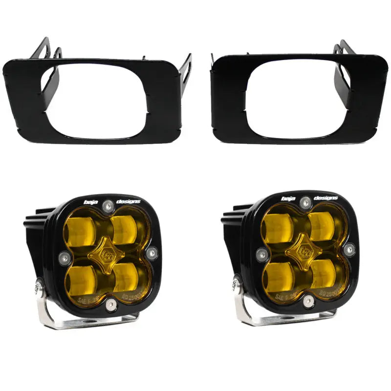 Baja Designs 447718 Baja Designs 17-18 F-150 Super Duty Fog Lights - Amber