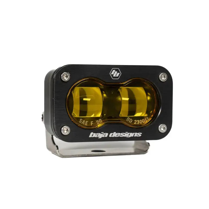 Baja Designs 17-20 Ford F-150 Raptor S2 SAE Pro Fog Pocket Kit - Amber - Truck & Automotive