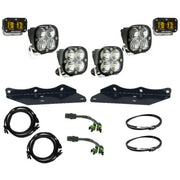 Baja Designs 448177 Baja Designs 17-20 Ford F-150 Raptor S2 SAE Pro Fog Pocket Kit - Amber
