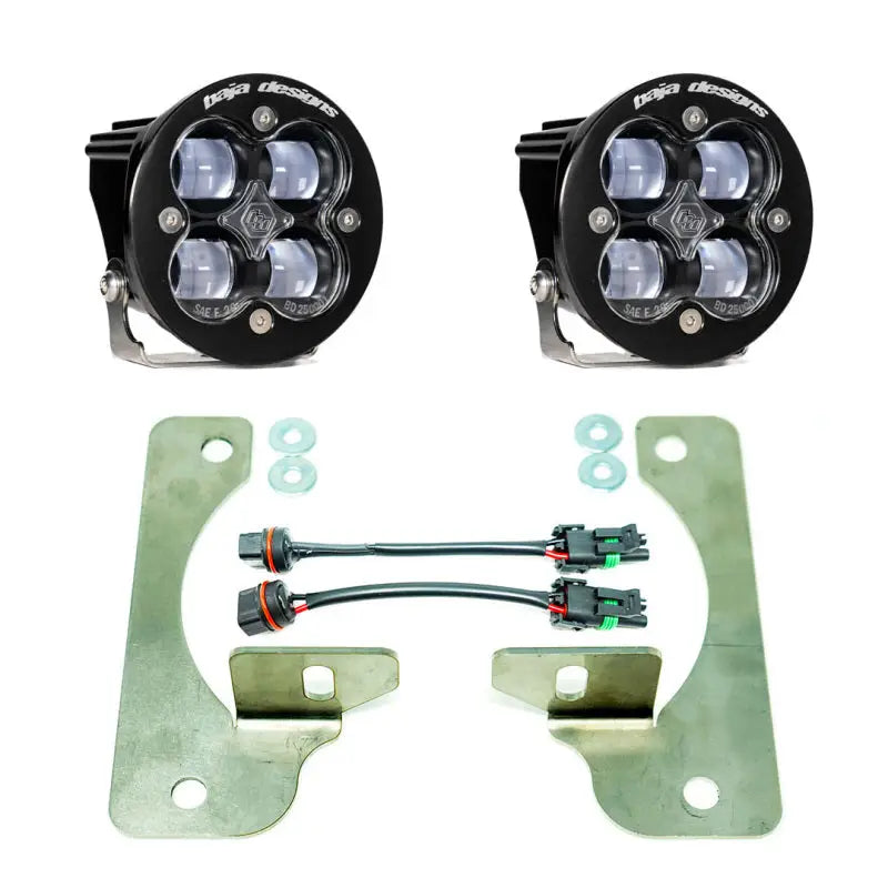 Baja Designs 447623 Baja Designs 18+ Wrangler JL Rubicon Squadron-R Fog Light & Fog Pocket Kit