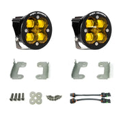 Baja Designs 447721 Baja Designs 2007-2018 Wrangler JL Rubicon Sport Fog Light Pocket Kit - Amber