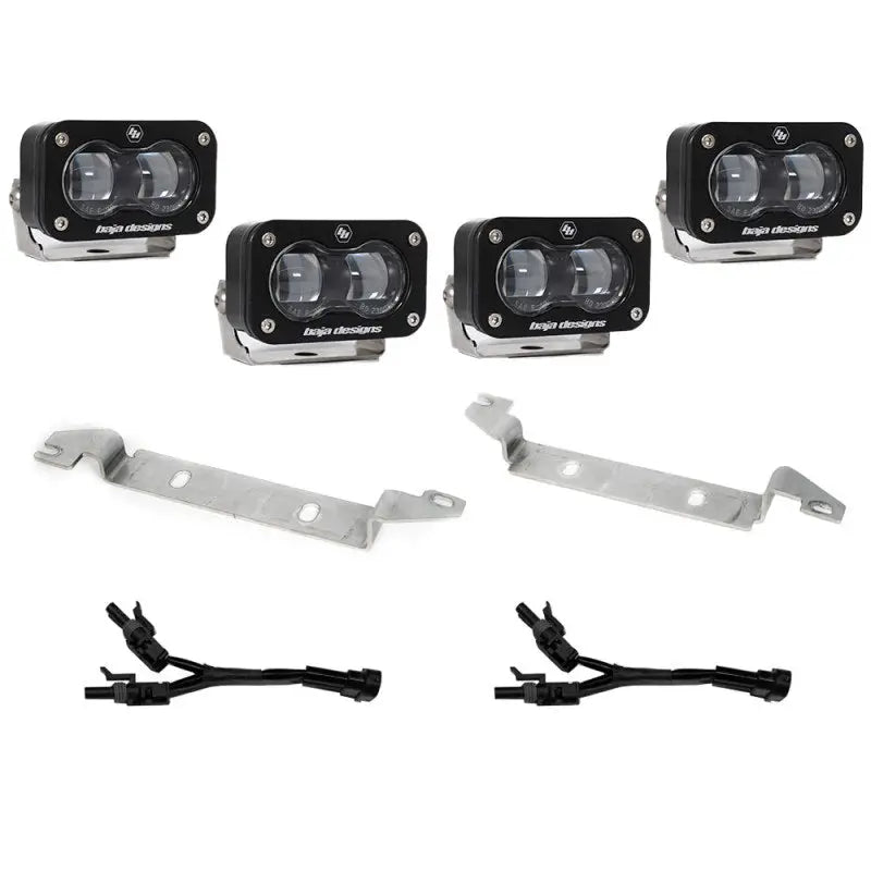 Baja Designs 448162 Baja Designs 2022+ Toyota Tundra S2 SAE OEM Fog Light Replacement Kit - Clear
