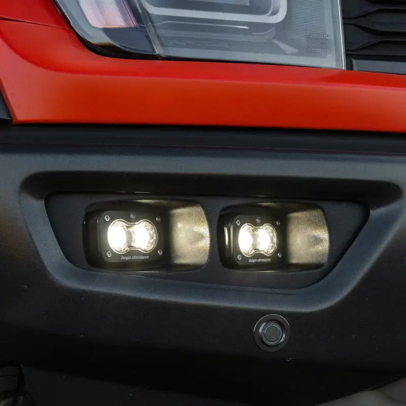 Baja Designs 448162 Baja Designs 2022+ Toyota Tundra S2 SAE OEM Fog Light Replacement Kit - Clear