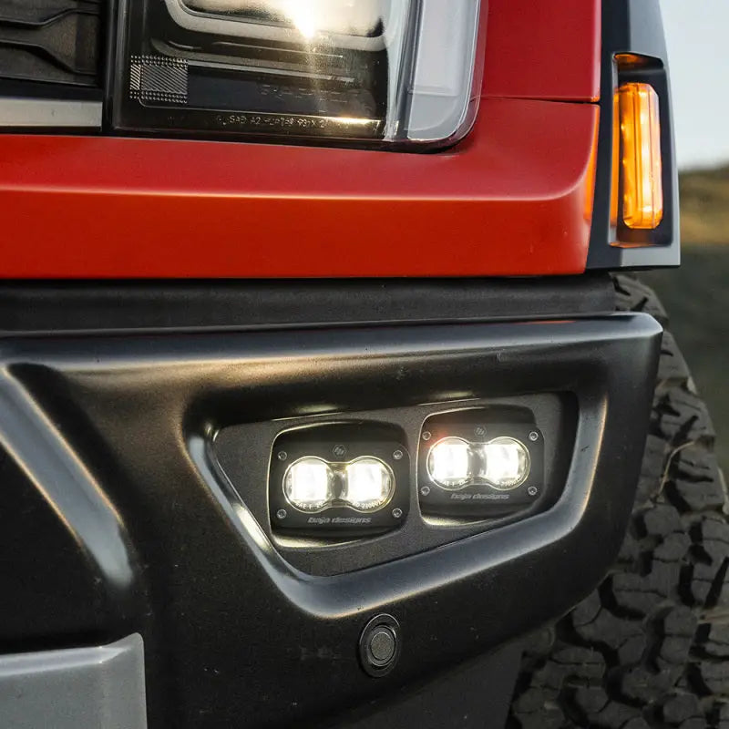 Baja Designs 448166 Baja Designs 21-22 Ford F-150 Raptor S2 SAE Dual Fog Pocket Light Kit - Clear