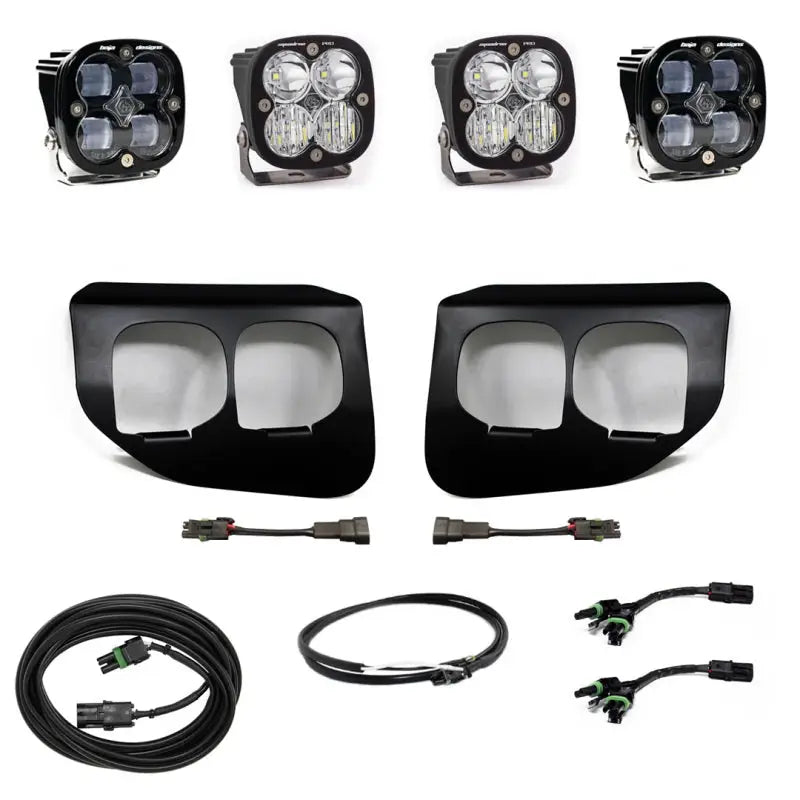 Baja Designs Ford Super Duty (20-On) Fog Lights Dual FPK SAE/Pro DC w/Upfitter - Truck & Automotive