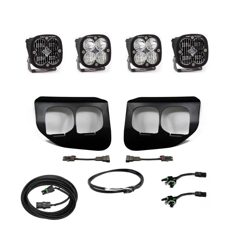 Baja Designs Ford Super Duty (20-On) Fog Lights Dual FPK SAE/Pro DC w/Upfitter - Truck & Automotive